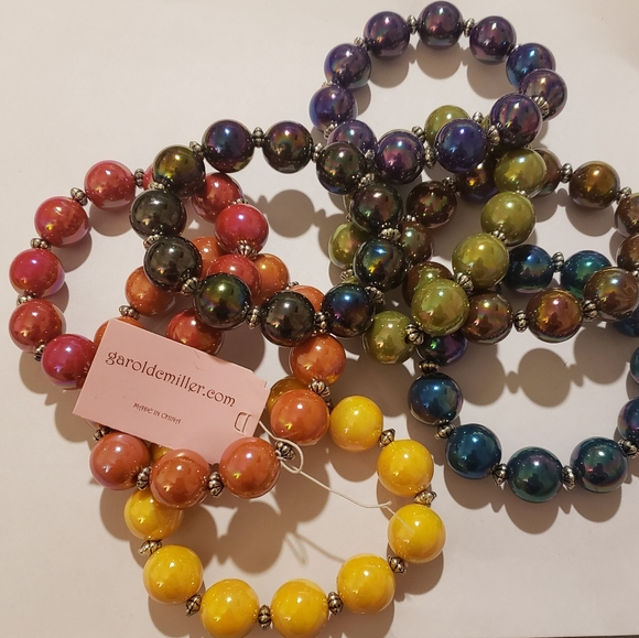 Garold C. Miller Pearl Stretch Bracelet Set - Picture 4 of 5